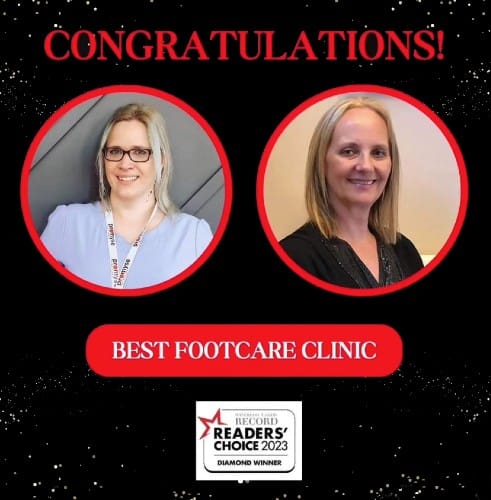 Cambridge, Caregivers, diabetes, Foot Care Clinic, footcare, home care, Kitchener, Waterloo