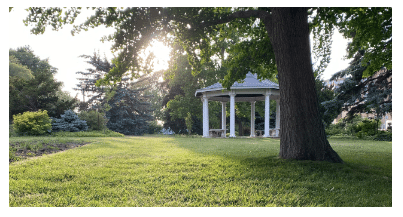 Enjoy the Gazebo at Rockway Gardens